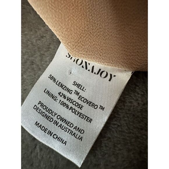 NWT Shona Joy Lace Front Maxi Dress Desert Rose sz 4 US - Picture 10 of 11